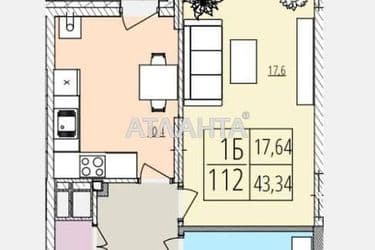 1-room apartment apartment by the address st. 2 y Agrarnyy tupik (area 43,3 m²) - Atlanta.ua - photo 20