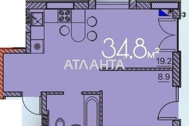 1-room apartment apartment by the address st. Lyustdorfskaya dor Chernomorskaya dor (area 34,8 m²) - Atlanta.ua - photo 10