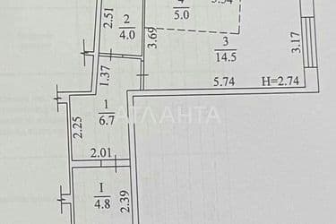 1-room apartment apartment by the address st. Baltiyskiy per (area 30,2 m²) - Atlanta.ua - photo 20