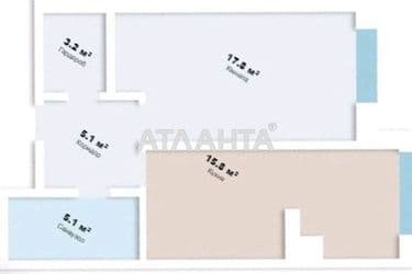 2-rooms apartment apartment by the address st. Stroitelnaya (area 45 m²) - Atlanta.ua - photo 22