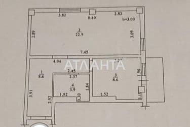 1-room apartment apartment by the address st. Grushevskogo Mikhaila Bratev Achkanovykh (area 45,1 m²) - Atlanta.ua - photo 22