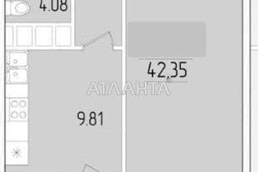 1-комнатная квартира по адресу ул. Краснова (площадь 42,4 м²) - Atlanta.ua - фото 30