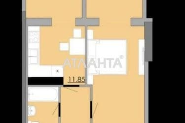 1-room apartment apartment by the address st. Bugaevskaya Instrumentalnaya (area 38,8 m²) - Atlanta.ua - photo 12