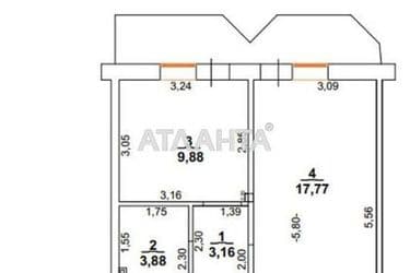 1-кімнатна квартира за адресою вул. Сахарова (площа 37,2 м²) - Atlanta.ua - фото 12