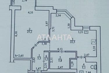 2-rooms apartment apartment by the address st. Zhabotinskogo Proletarskaya (area 69 m²) - Atlanta.ua - photo 48