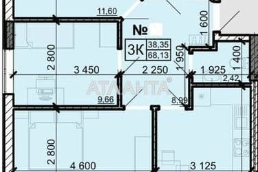3-rooms apartment apartment by the address st. Vilyamsa ak (area 68,5 m²) - Atlanta.ua - photo 10