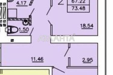 2-rooms apartment apartment by the address st. Dnepropetr dor Semena Paliya (area 75 m²) - Atlanta.ua - photo 9
