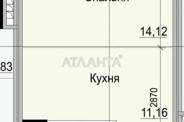 1-кімнатна квартира за адресою вул. Дачна (площа 35,9 м²) - Atlanta.ua - фото 14