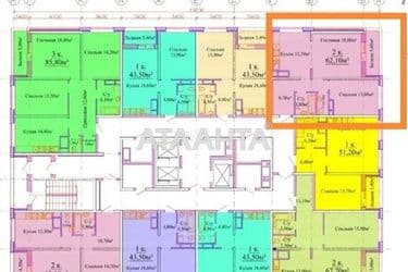 2-rooms apartment apartment by the address st. Varnenskaya (area 62,4 m²) - Atlanta.ua - photo 10