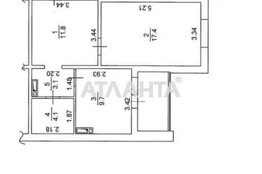 1-room apartment apartment by the address st. Kurguzova (area 48,6 m²) - Atlanta.ua - photo 32