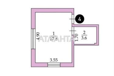 1-room apartment apartment by the address st. Surikova (area 22 m²) - Atlanta.ua - photo 12