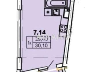 1-room apartment apartment by the address st. Chubaevskaya Selsovetskaya (area 30,1 m²) - Atlanta.ua - photo 12