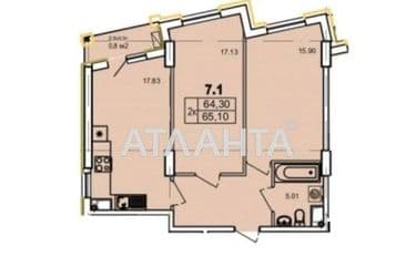 1-room apartment apartment by the address st. Chubaevskaya Selsovetskaya (area 65,1 m²) - Atlanta.ua - photo 9