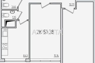2-rooms apartment apartment by the address st. Zhemchuzhnaya (area 57 m²) - Atlanta.ua - photo 7