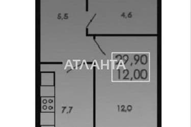 1-room apartment apartment by the address st. Shtilevaya (area 30 m²) - Atlanta.ua - photo 22
