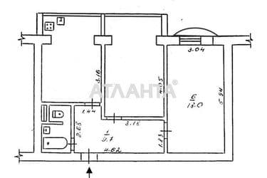 2-rooms apartment apartment by the address st. Klubnichnyy per (area 57,5 m²) - Atlanta.ua - photo 15