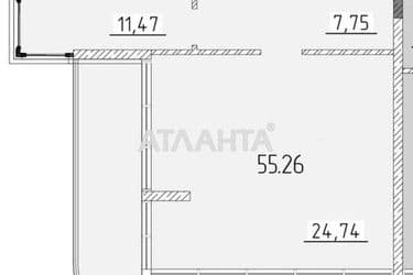 1-комнатная квартира по адресу ул. Краснова (площадь 55 м²) - Atlanta.ua - фото 7