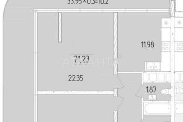 2-кімнатна квартира за адресою вул. Краснова (площа 71 м²) - Atlanta.ua - фото 7
