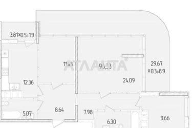 3-rooms apartment apartment by the address st. Krasnova (area 96 m²) - Atlanta.ua - photo 7