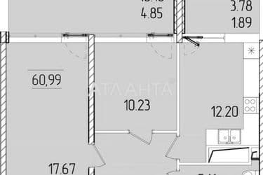 2-rooms apartment apartment by the address st. Krasnova (area 61 m²) - Atlanta.ua - photo 7