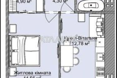 1-room apartment apartment by the address st. Dnepropetr dor Semena Paliya (area 44,6 m²) - Atlanta.ua - photo 33