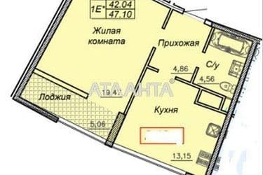 1-комнатная квартира по адресу ул. Каманина (площадь 47,5 м²) - Atlanta.ua - фото 28