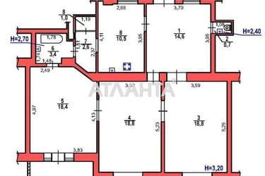 3-комнатная квартира по адресу ул. Хмельницького Богдана (площадь 92 м²) - Atlanta.ua - фото 23