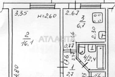 1-room apartment apartment by the address st. Machtovaya (area 29,2 m²) - Atlanta.ua - photo 26