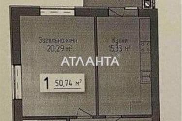 1-room apartment apartment by the address st. Koltsevaya (area 50,7 m²) - Atlanta.ua - photo 13