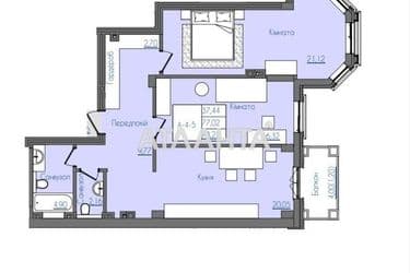 2-rooms apartment apartment by the address st. Fontanskaya dor Perekopskoy Divizii (area 75,6 m²) - Atlanta.ua - photo 30