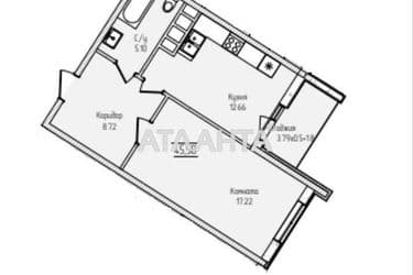 1-room apartment apartment by the address st. Krasnova (area 45,9 m²) - Atlanta.ua - photo 20