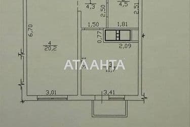 1-кімнатна квартира за адресою Люстдорфська дор. (площа 41,4 м²) - Atlanta.ua - фото 11