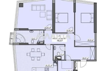 3-rooms apartment apartment by the address st. Kurortnyy per (area 115,6 m²) - Atlanta.ua - photo 29