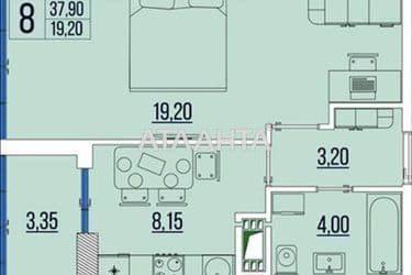 1-room apartment apartment by the address st. Bugaevskaya Instrumentalnaya (area 38 m²) - Atlanta.ua - photo 7