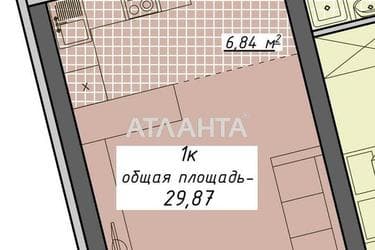 1-room apartment apartment by the address st. Kurortnyy per (area 29,9 m²) - Atlanta.ua - photo 27