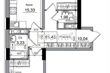 3-rooms apartment apartment by the address st. 7 km ovidiopolskoy dor (area 65,4 m²) - Atlanta.ua - photo 7