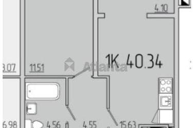 1-комнатная квартира по адресу ул. Каманина (площадь 40 м²) - Atlanta.ua - imageAlt 24
