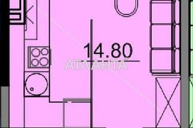1-room apartment apartment by the address st. Kosvennaya Vegera (area 23 m²) - Atlanta.ua - photo 19