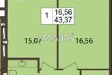 1-room apartment apartment by the address st. Sakharova (area 43,4 m²) - Atlanta.ua - photo 20