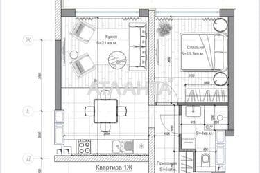 1-room apartment apartment by the address st. Filatova ak (area 43 m²) - Atlanta.ua - photo 19