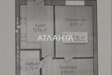 1-room apartment apartment by the address st. Koltsevaya (area 50,2 m²) - Atlanta.ua - photo 12