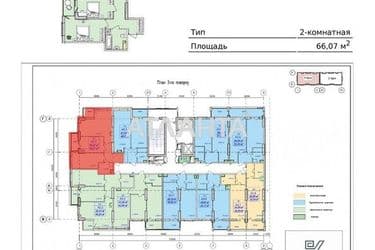 2-rooms apartment apartment by the address st. Posmitnogo (area 64,3 m²) - Atlanta.ua - photo 12