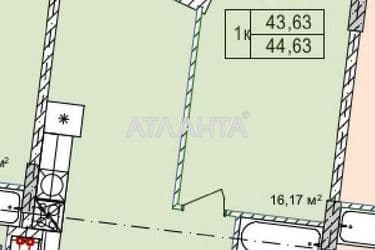 1-room apartment apartment by the address st. Chubaevskaya Selsovetskaya (area 44,3 m²) - Atlanta.ua - photo 9