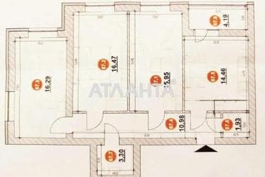 3-кімнатна квартира за адресою вул. Залізнична (площа 83,7 м²) - Atlanta.ua - фото 6