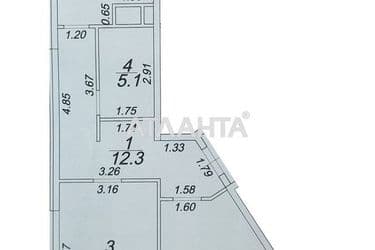 2-rooms apartment apartment by the address st. Krasnova (area 67,5 m²) - Atlanta.ua - photo 10