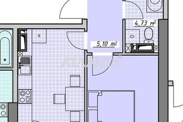 1-room apartment apartment by the address st. Kurortnyy per (area 38,8 m²) - Atlanta.ua - photo 10