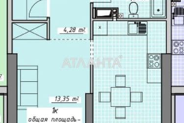 1-room apartment apartment by the address st. Kurortnyy per (area 38,7 m²) - Atlanta.ua - photo 11