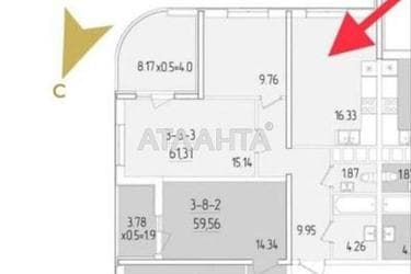 2-комнатная квартира по адресу ул. Краснова (площадь 61 м²) - Atlanta.ua - фото 15