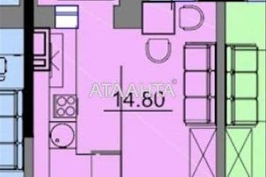 1-room apartment apartment by the address st. Kosvennaya Vegera (area 23,4 m²) - Atlanta.ua - photo 12