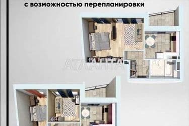 1-room apartment apartment by the address st. Kosvennaya Vegera (area 49,2 m²) - Atlanta.ua - photo 15